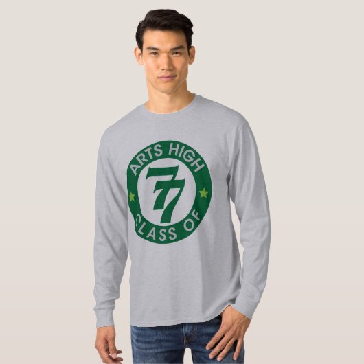 Arts High School Class of 77ロゴ Tシャツ (正面フル)