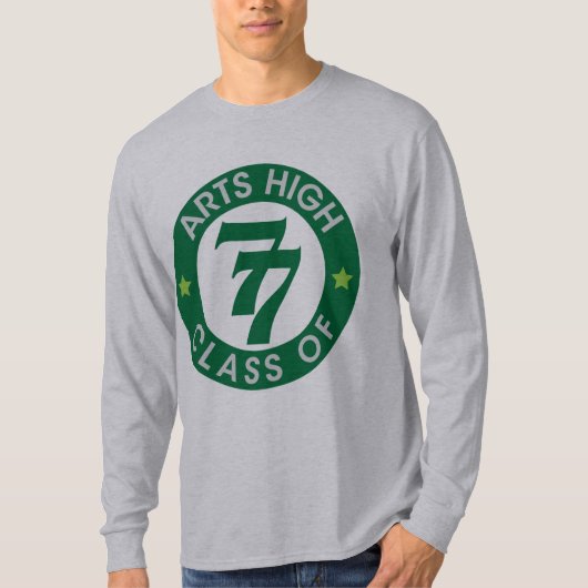 Arts High School Class of 77ロゴ Tシャツ (正面)
