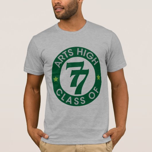 Arts High School Class of 77ロゴ Tシャツ (正面)