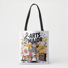 Arts Major Cartoon Illustration - Unique Creative  トートバッグ