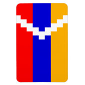 Artsakh (ナゴルノ・カラバフ)の旗 マグネット (縦)
