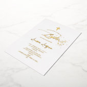 ArtsAppエレガントフェイク金ゴールド習字バプテスマ 箔シーズンカード (回転した状態)