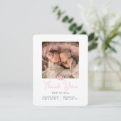 ArtsAppツインズシャワーありがとうございますお誕生日おめでとうございます 招待状 (スタンド正面)