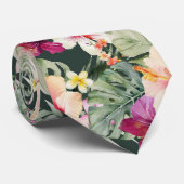 ArtsApp熱帯パラダイスアジャスタブルパターン ネクタイ (ロール)