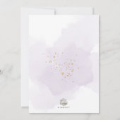 ArtsApp エレガント H2 ワッシュド パープル 奉献 招待状 (裏面)