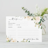 ArtsApp H2アラバスターバラブライダルシャワーレシピ 招待状 (スタンド正面)