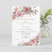 ArtsApp H2ダスティピンクローズブライダルシャワー 招待状 (スタンド正面)