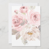 ArtsApp H2ダスティピンクローズブライダルシャワー 招待状 (裏面)