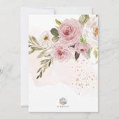 ArtsApp H2ダスティピンクローズブライダルシャワー 招待状 (裏面)