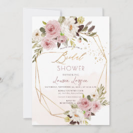 ArtsApp H2ダスティピンクローズブライダルシャワー 招待状