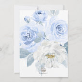 ArtsApp H2ダスティブルーバラブライダルシャワー 招待状 (裏面)