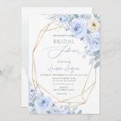 ArtsApp H2ダスティブルーバラブライダルシャワー 招待状 (正面/裏面)