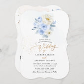 ArtsApp H2ダスティブルーバラ結婚ズ 招待状 (正面/裏面)