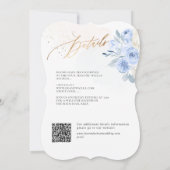 ArtsApp H2ダスティブルーバラ結婚ズ 招待状 (裏面)