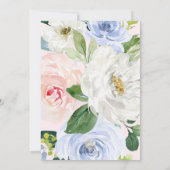 ArtsApp H2赤面ピンクブルーバラバプテスマ 招待状 (裏面)