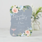 ArtsApp H2赤面ピンクブルーバラブルンフバブリー 招待状 (スタンド正面)