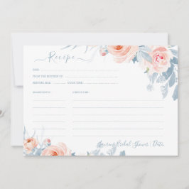 ArtsApp H2赤面ピンクローズブライダルシャワーレシピ 招待状