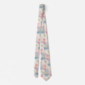 ArtsApp H2赤面ピンクローゼズダスティブルー ネクタイ (裏面)