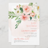 ArtsApp H2赤面ピンクローゼズダスティーブルーズ 招待状 (正面/裏面)