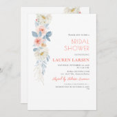 ArtsApp H2赤面ピンクローゼズダスティーブルーズ 招待状 (正面/裏面)