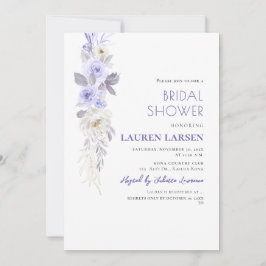 ArtsApp H2 ダスティ パープル ローズと葉 招待状