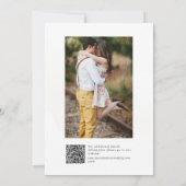 ArtsApp H2 Alabasterバラ日付カードの保存 招待状 (裏面)