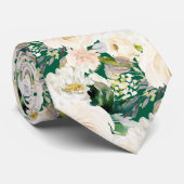 ArtsApp H2 Alabaster Cream Roses Wedding ネクタイ (ロール)