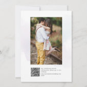 ArtsApp H2 Dusty Purpleバラ保存カード 招待状 (裏面)