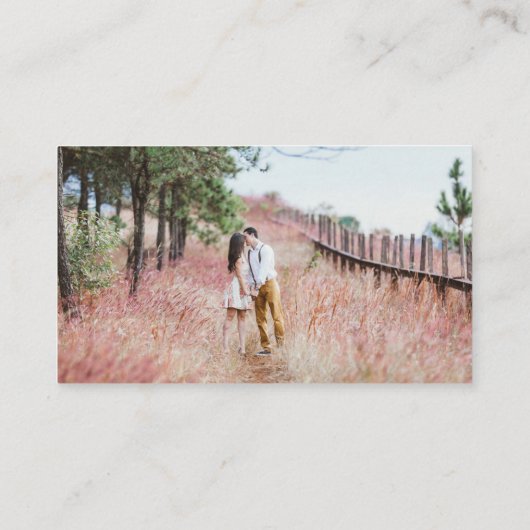 ArtsApp QRコードエレガントRSVP Luxe書道 エンクロージャーカード (裏面)