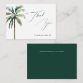 ArtsApp Tropical Luxe書道ありがとう ノートカード (正面/裏面)