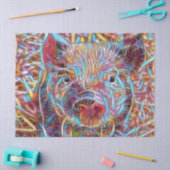 ArtStudio-の動物のファンキーなコブタ 薄葉紙 (クラフト)