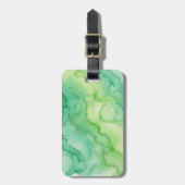 Artsy Abstract Watercolor ラゲッジタグ (正面縦)