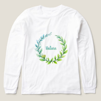 Artsy Floral Garland トライブレンドＴシャツ