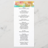 Artsy Gouache Watercolors Geometric  Program プログラム (裏面)