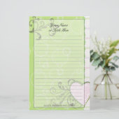Artsy Heart Stationery 便箋 (スタンド正面)