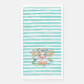 Artsy Mermaid on Blue Stripes (正面)