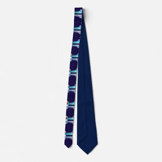 Artsy Pharmacist's Sailboat Tie ネクタイ (裏面)
