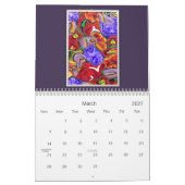 ArtSylviaの群葉のカレンダー2012年 カレンダー (3月 2027)