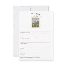 Artwork Information Card