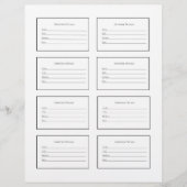 Artwork Labels for Art Shows and Exhibitions (正面)