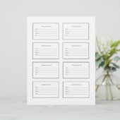 Artwork Labels for Art Shows and Exhibitions (スタンド正面)