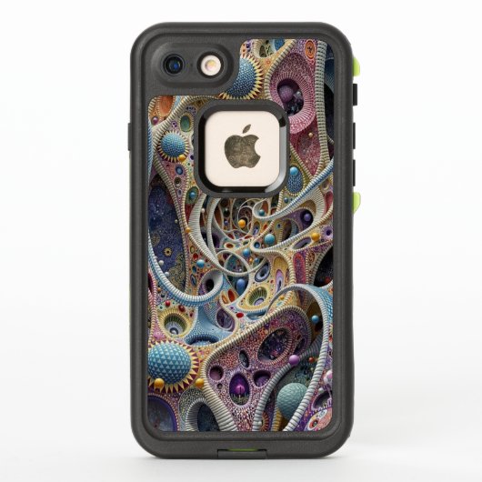 ArtX -クリエイティブ印刷iPhone 15/16バックカバー LifeProof iPhoneケース (裏面)