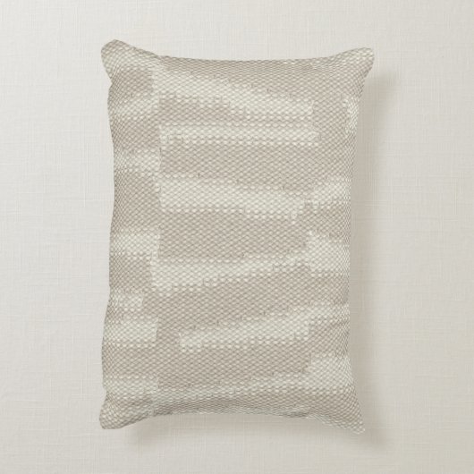 Arty Knit Print アクセントクッション (裏面(縦))
