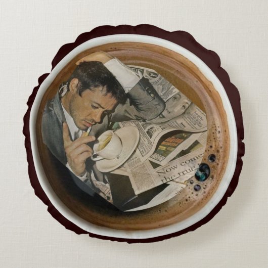 Arty Valentine Gift Collection- Decadent Noir ラウンドクッション (正面)