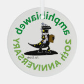 #ArtYourAmphibian2020 - Alex Slavenko ガラスオーナメント (裏面)