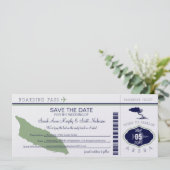 ARUBA日付搭乗券を保存 セーブザデート (スタンド正面)