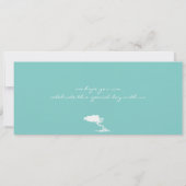 ARUBA日付搭乗券を保存 セーブザデート (裏面)