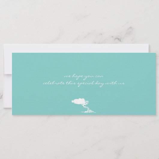 ARUBA日付搭乗券を保存 セーブザデート (裏面)