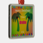 Aruba 2011からメリークリスマス メタルオーナメント (右)