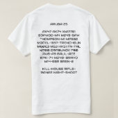 ARUBA 2025 DISCREET CIRCLE OF ENTHEUSISTS Tシャツ (デザイン裏面)